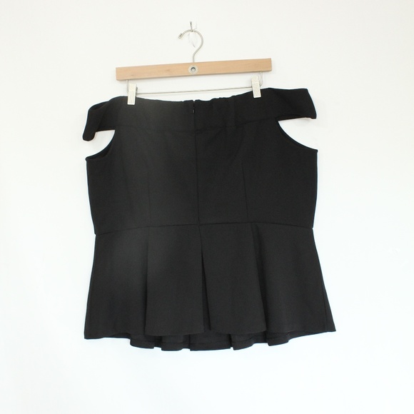 Eloquii Off the Shoulder Plus Size Shirt sz 18 - Picture 5 of 8